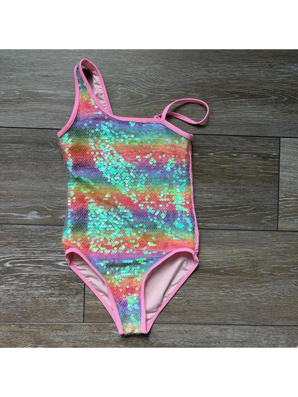 Lola & the Boys Sequined Swimsuit